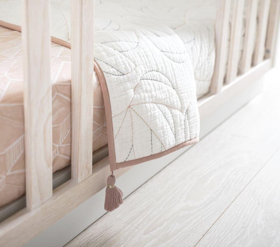 West Elm x PBK Modernist Convertible Cot Pottery Barn Kids Australia